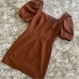 French Connection Berina Square Neck Mini Dress